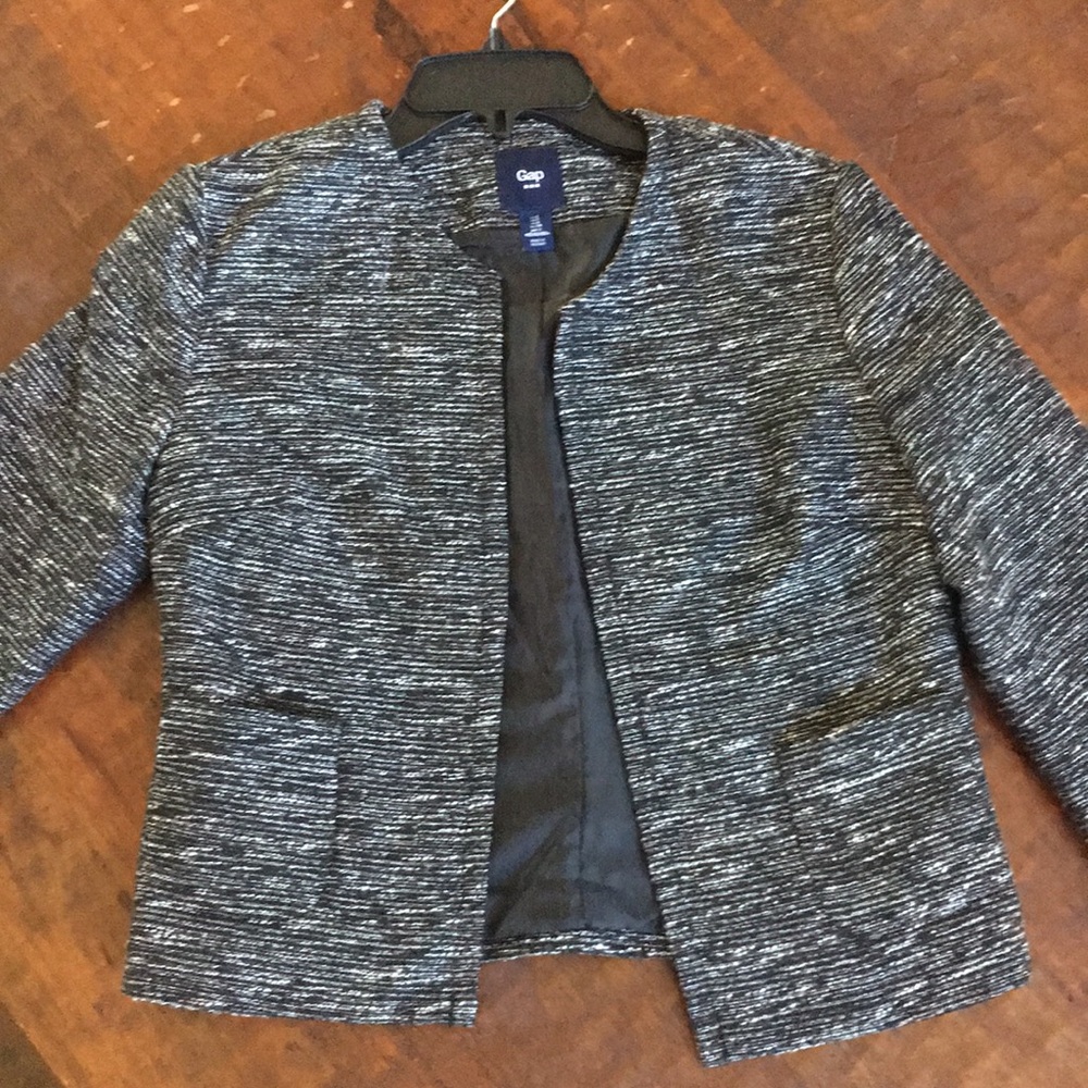 Blazer, black, silver, white